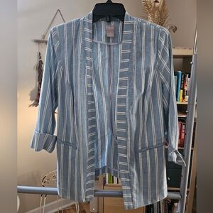 Chico's Cotton Oversized Blazer